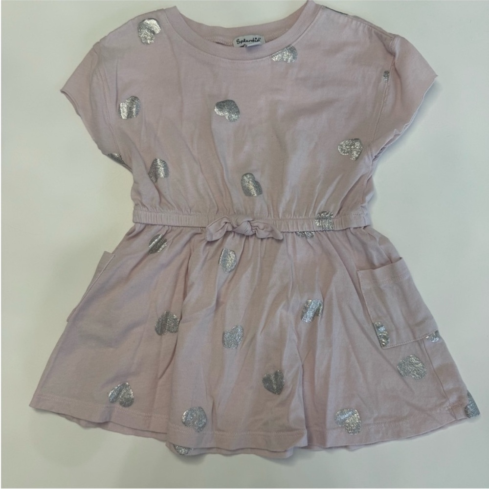 Splendid Pink Top with Silver Accents